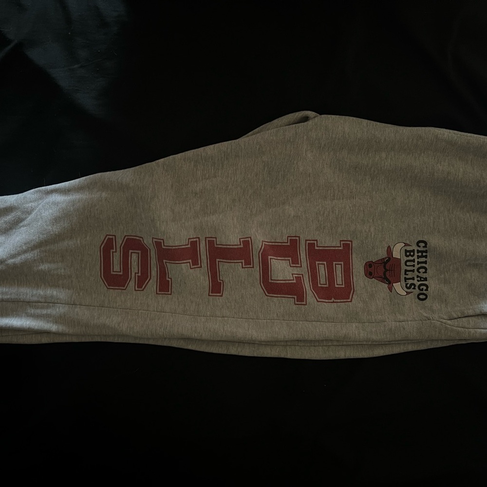 NBA Chicago Bulls Gray Sweatpants